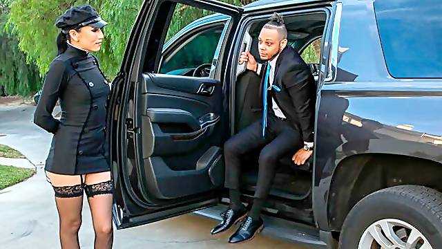 Asian angel Judy Jolie gives a perfect blowjob for her boss