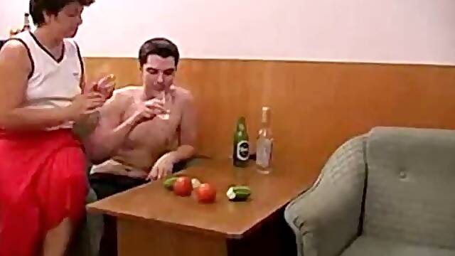 Russian boy and mature