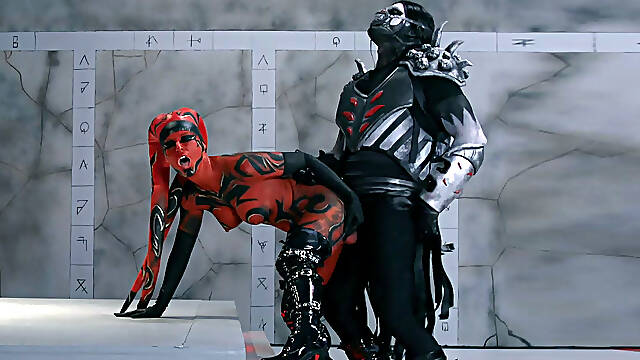 Big breasted tattoed slut Kleio Valentien fucked standing up