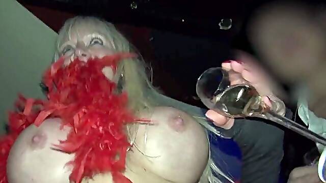 Horny French matures banged in swinger night club