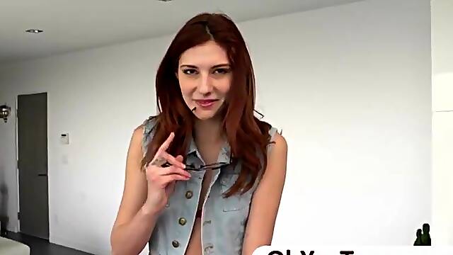Cutie Ashlyn fucked hard by a cock, Cutie Ashlyn Scott has been lusting for a cock. She fingers her pussy first then a guy comes over introduces his cock. She gives him a blowjob then her pussy...