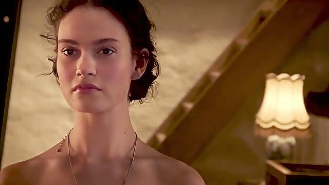 Lily James - Nude - The Exception (2016)