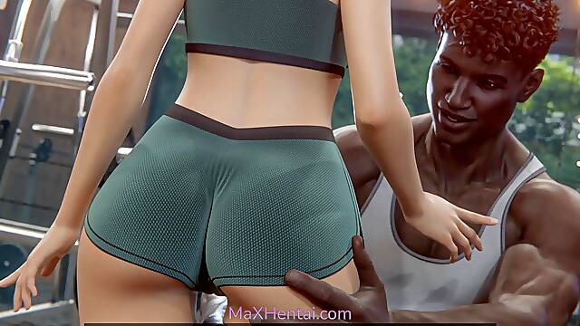 Risky GYM Sex: BBC Personal Trainer and Married Cheating Wife (3D Animation) HQ