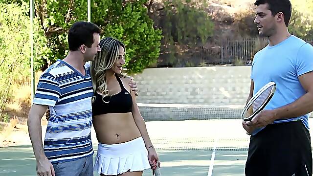 Nadia Styles gets her pussy and ass stuffed with cock in an intense dp scene.