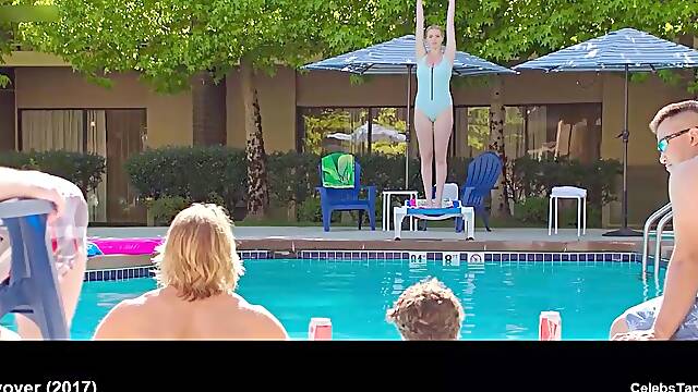 Nude Alexandra Daddario in The Layover video