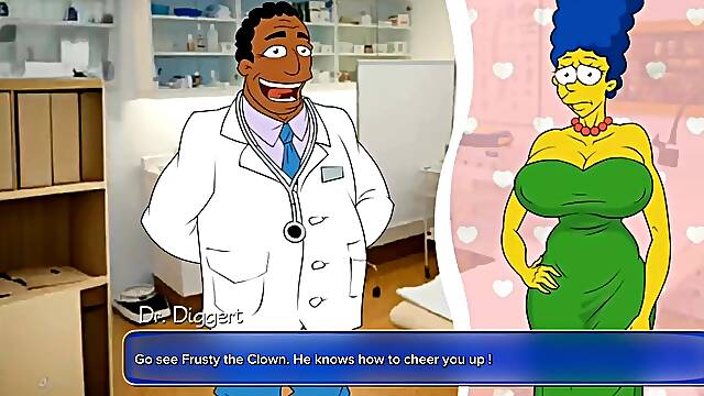 My Wife Is A Wench (Movie scene two): The Raunchy Adventures Of A Married Housewife Mrs. Sinpsom / Game / Gameplay/ Cartoon / Comics / Comics / Simpson Parody