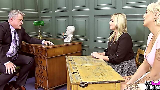 HAWT MOMMA - Gigi and her step mamma Charlie have one as well as the other been called into a encounter with the Dean coz Gigi has been suspended