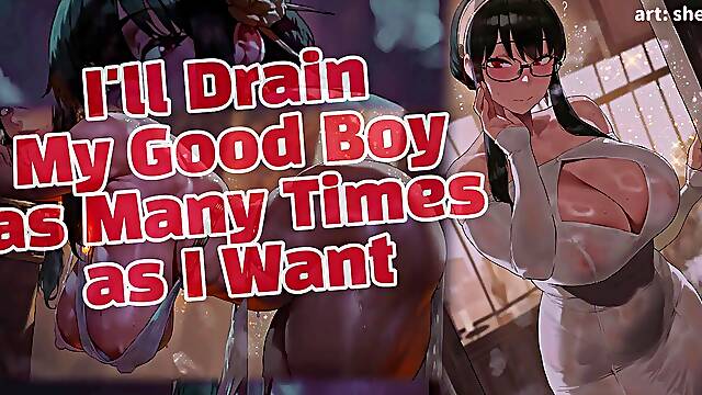 Feral Fdom Drains Your Balls Over and Over CUM IN HER BREED HER DO IT ASMR