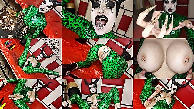 Real satanic witch performs black magic rituals and summons Satan to have Sex with Him
