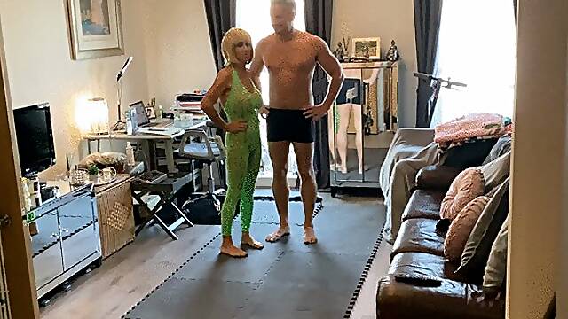 Mixed wrestling with a new guest!