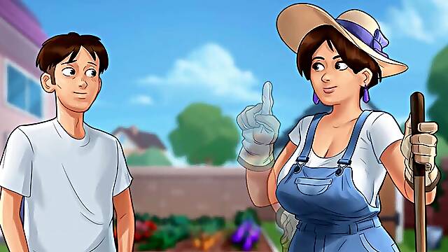 Summertime Saga: Country milf Is milking Her hooters With A Breast Pump-Ep82