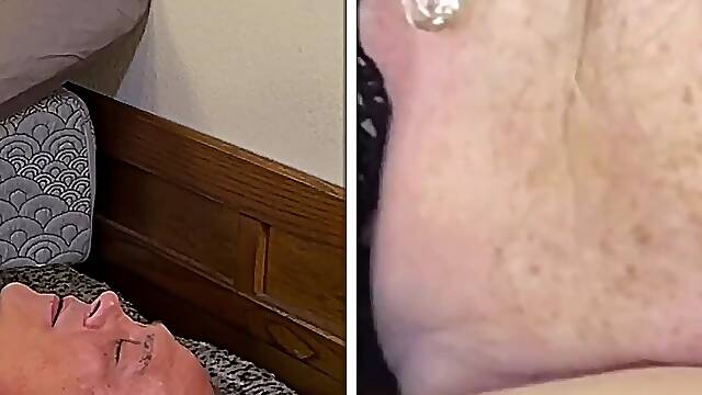 A Fantastic Granny Deep Throated Cocksucking & Male Nipple Sucking Adventure