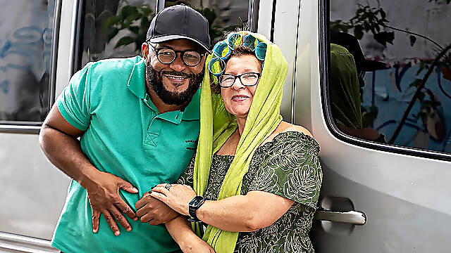 Fat Granny Picked up From Street for BBC Anal