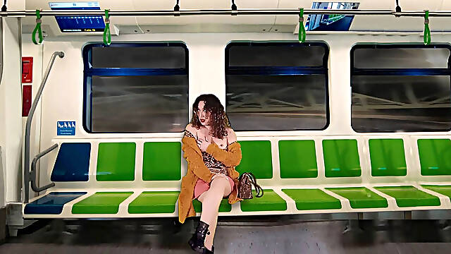 A Friend of My Husband's Films the Train Ride