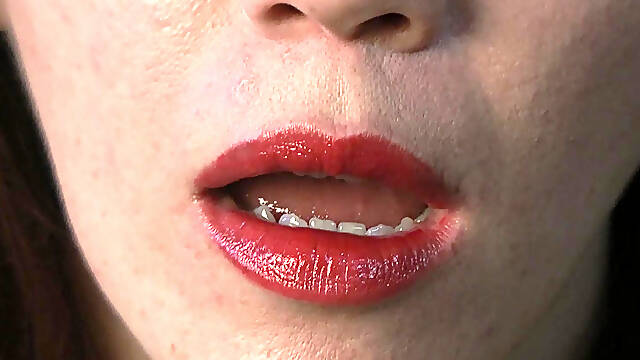 Brick Lipstick on the Couch