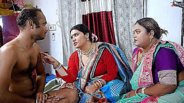 Desi Two Mallu Bhabhi Hardcore Fuck with Her Debar When They Are Alone at Home Full Movie ( Hindi Audio )